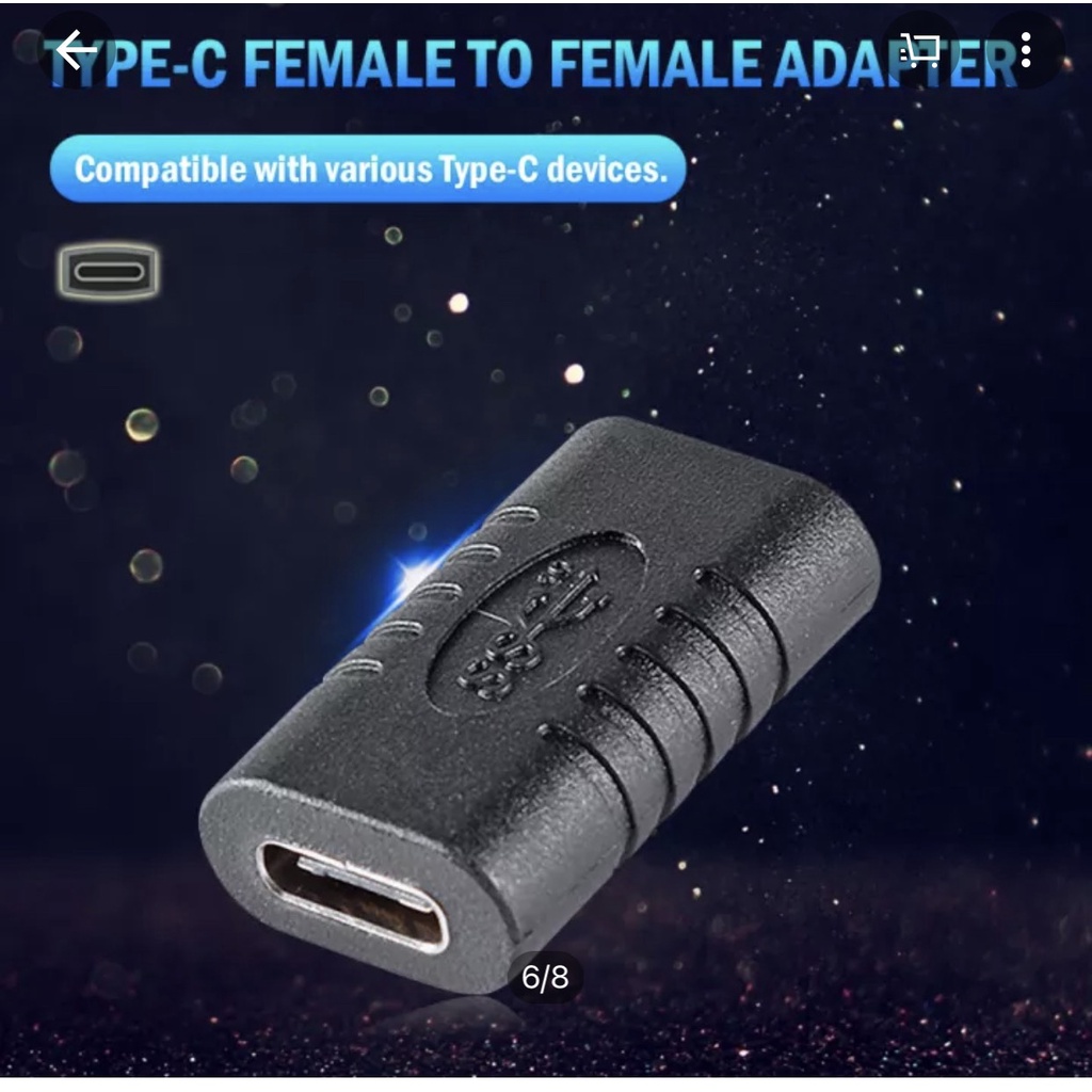 Đầu nối Type C 2 đầu cái