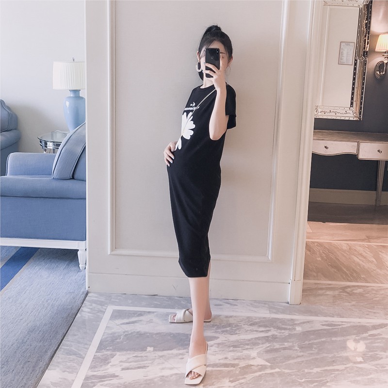 Váy Bầu Đầm Bầu Xinh Thun Hình A1821