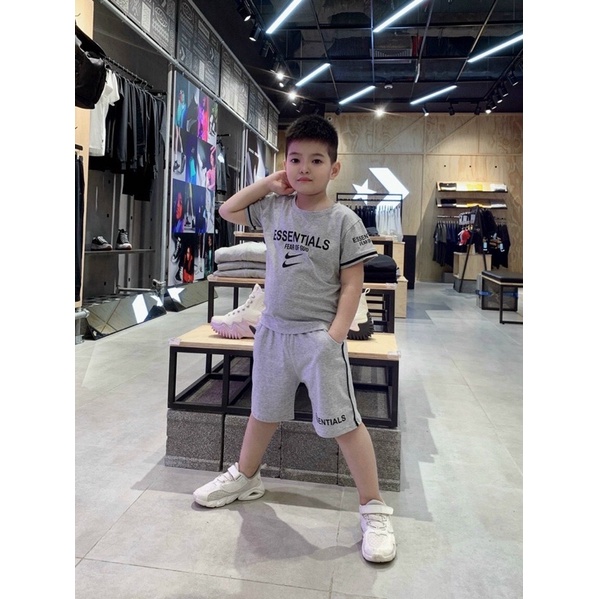 SIZE 8-35kg: Bộ cotton ESS cực đẹp cho bé trai - BCE