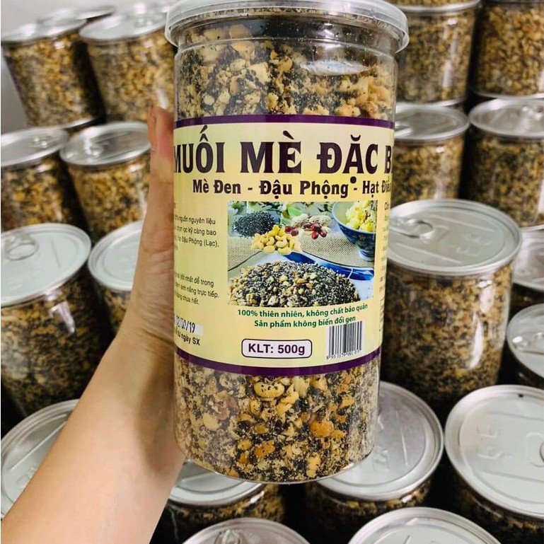 💟💟 Muối Mè Đậu phộng - Hạt Điều Ăn Chay Ăn Kiêng 500g