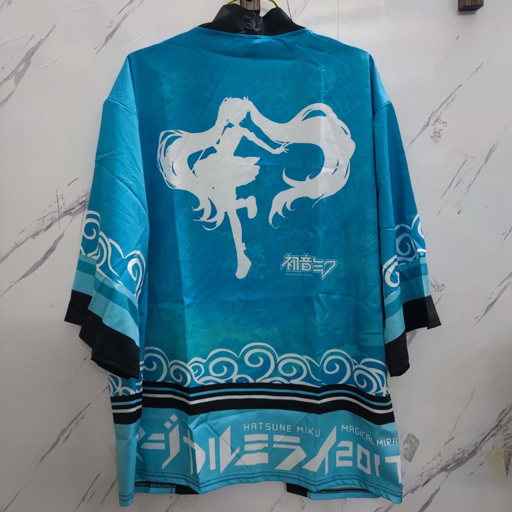 ☌▽☊Áo Khoác Kimono Có Thể Tháo Rời In Hình Hatsune Miku