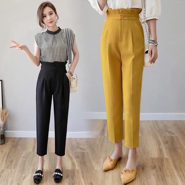 Quần baggy nữ cạp bèo | BigBuy360 - bigbuy360.vn