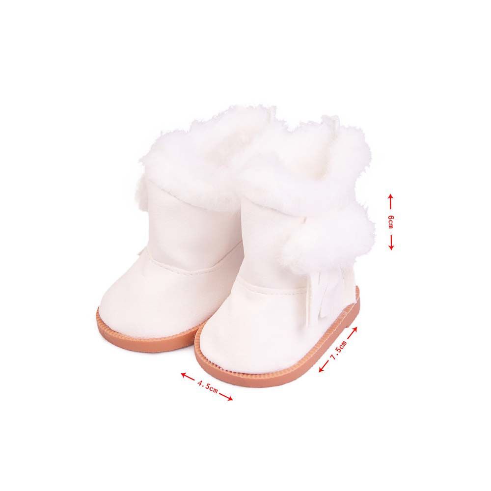 Mô hình giày bốt đi tuyết nhiều màu tùy chọn cho búp bê 18 inch