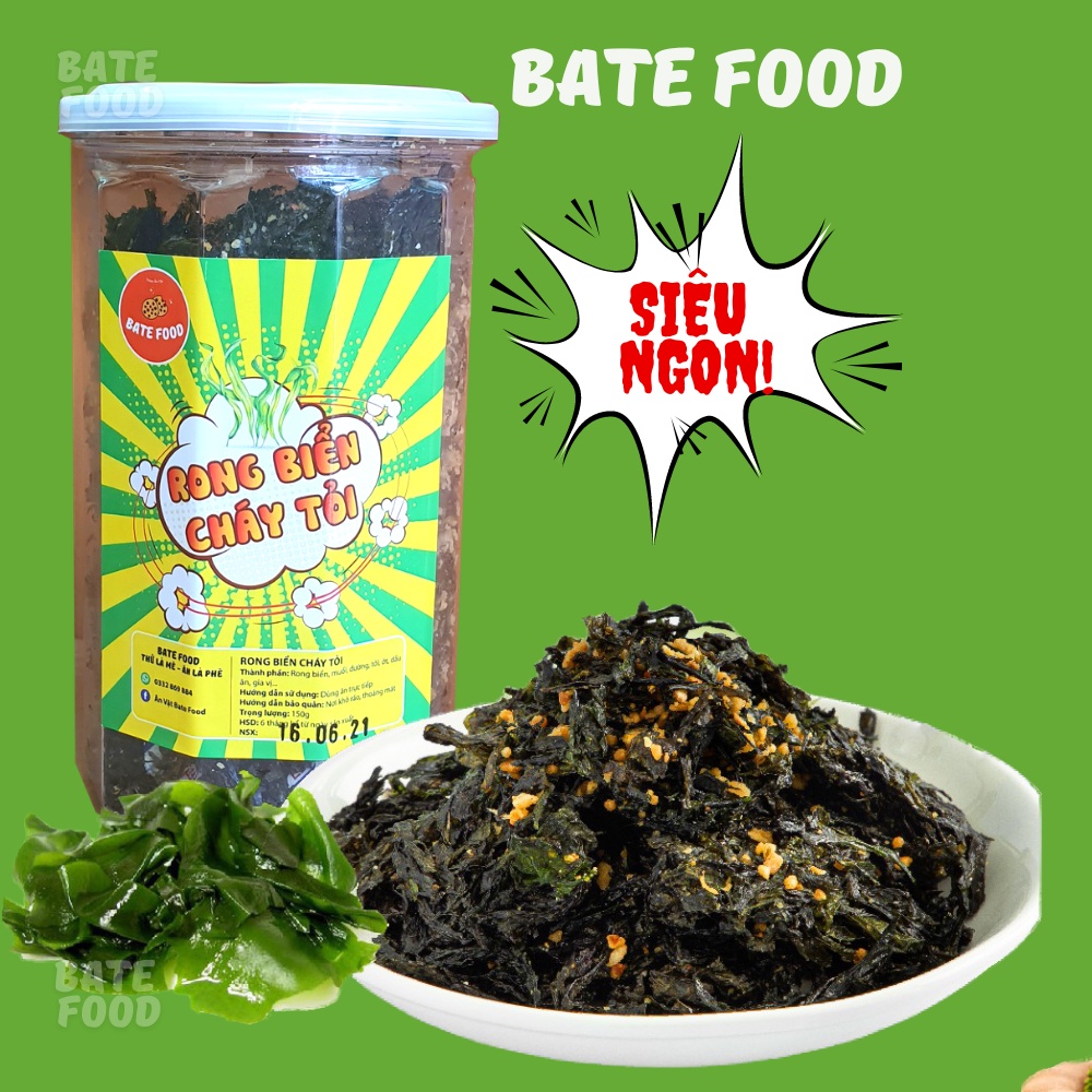 Rong Biển Cháy Tỏi 150g