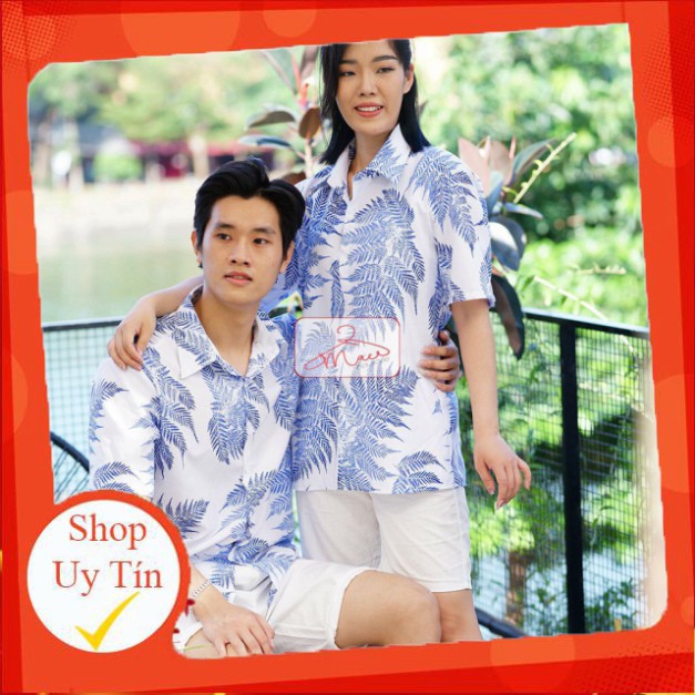 [giá rẻ vô địch] TOP áo sơ mi đẹp đi biển gia đình nhóm công ty hình họa tiết hoa lá canh đồ team du lịch hawai trái cây