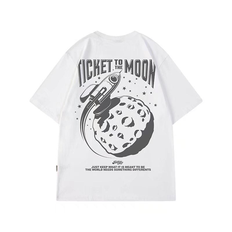 Áo Thun Tay Ngắn Cổ Tròn In Chữ Thời Trang Mùa Hè Phong Cách Hàn Quốc Cho Nam Giới Size M-8XL