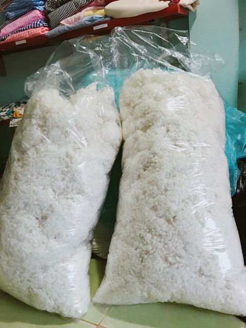 bông hạt (bông bi) nhồi gối,thú loại 1 mềm mịn (1kg)