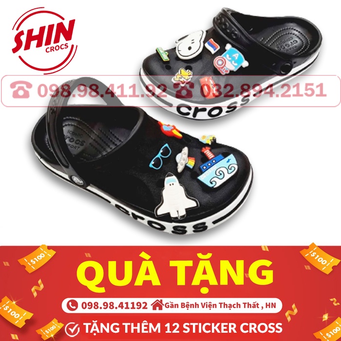 dép cross nhiều màu BUXY đế bánh mìFREESHIPdép cross hotrend BAYSUC03