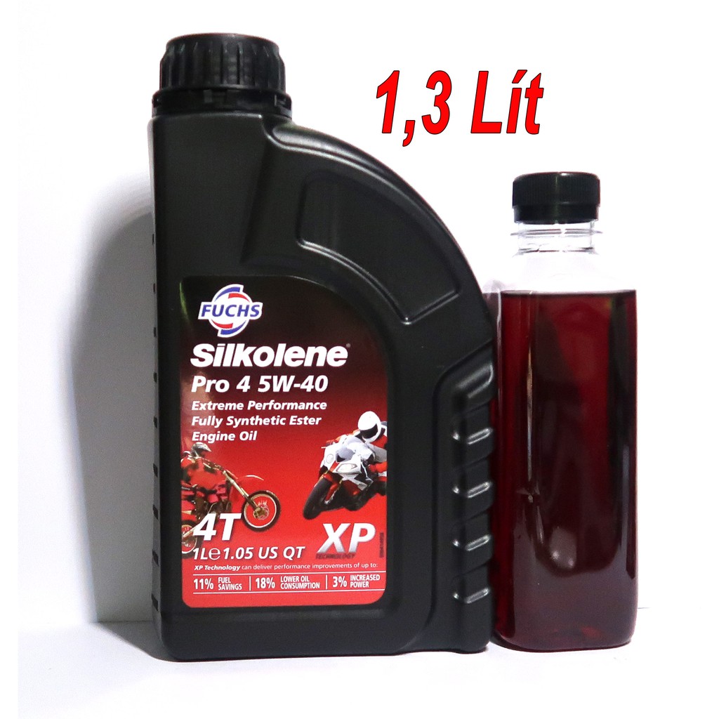 1,3 Lít Nhớt FUCHS SILKOLENSE 5W40 Gốc Ester