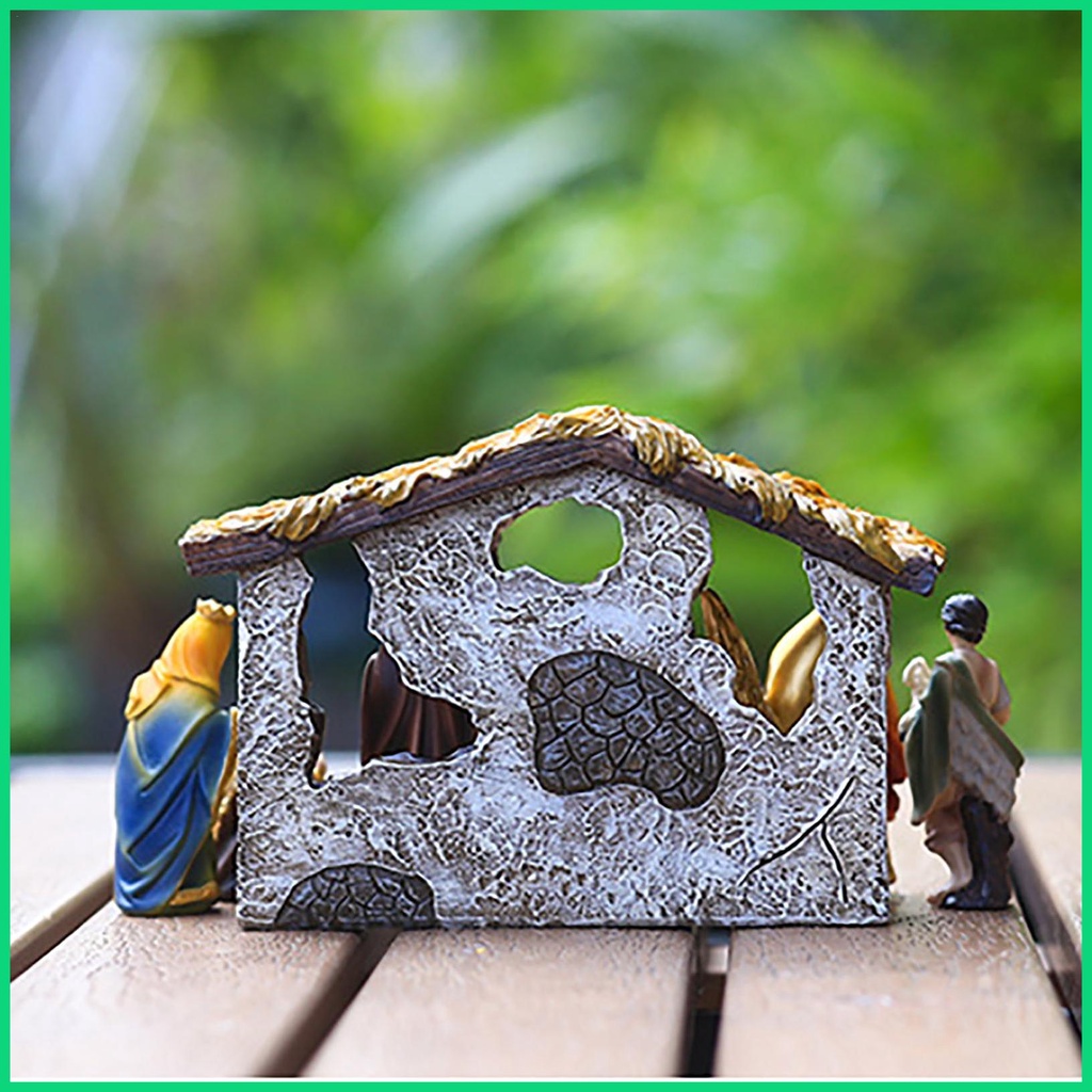 Mô Hình Tượng Chúa Jesus Bằng Resin Tự Nhiên Dùng Trang Trí Giáng Sinh