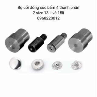 Bộ cối đóng cúc 4 thành phần