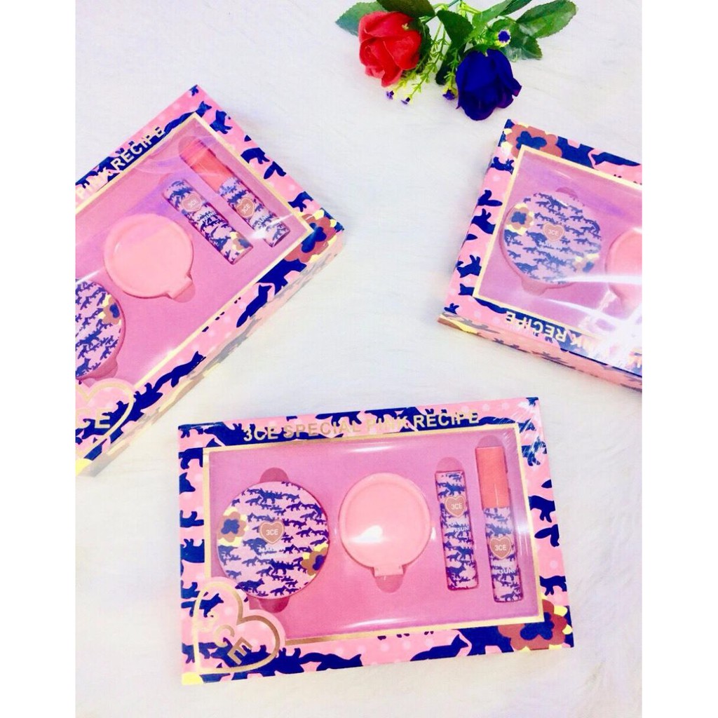 Bộ Mỹ Phẩm 4 Món 3CE Special Pink Maison - Hàn Quốc | BigBuy360 - bigbuy360.vn