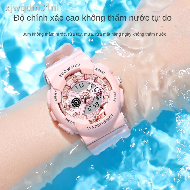 Sanrio đồng hồ nữ sinh trung học cơ sở tiểu mô hình khí trẻ em điện tử không thấm nước