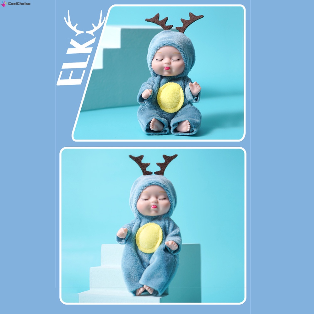 Búp Bê Em Bé Đang Ngủ Mini Dễ Thương Dùng Làm Quà Tặng