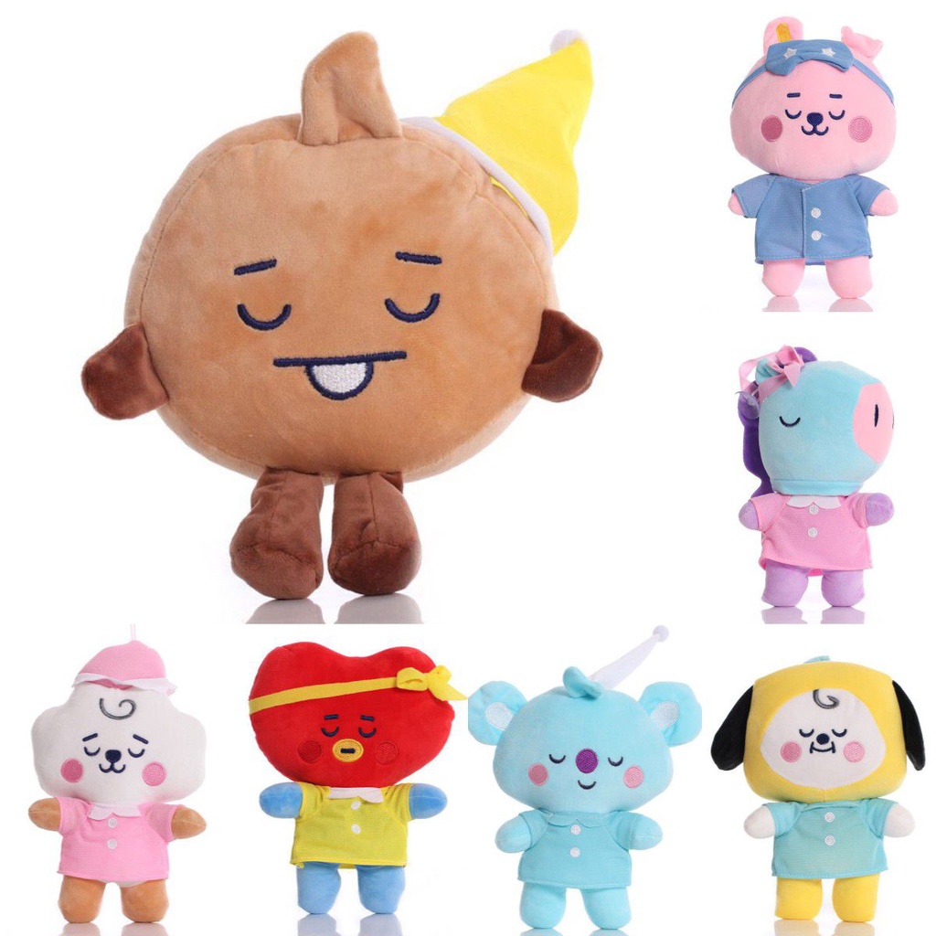 Đồ chơi nhồi bông Bt21 Tata Chimmy Rj Koya Cooky Shooky Van Kpop