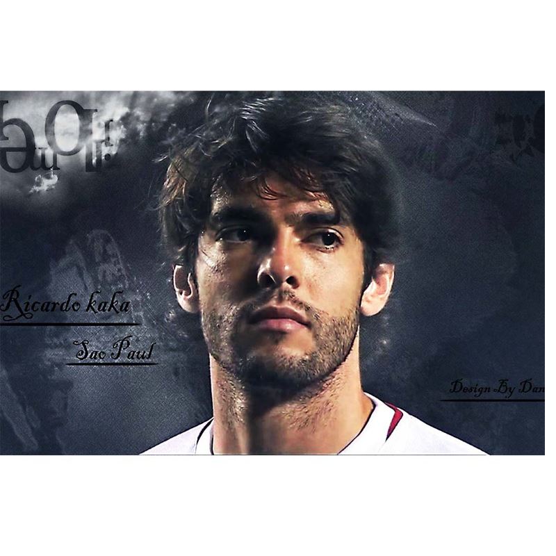 FIFA World Cup Football Soccer Star The Best FIFA Men's Player Kaká Vintage Craft Paper Poster Decorative Wall Sticker 1 pcs