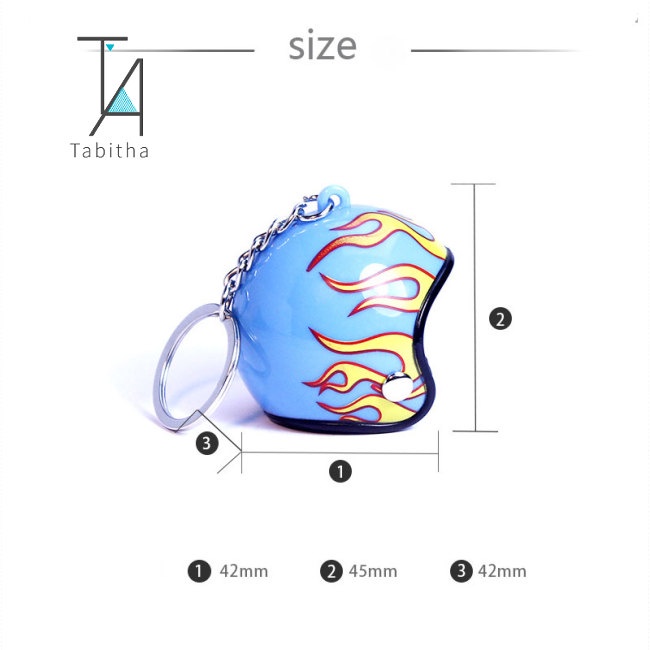 Móc Khóa Hình Nón Bảo Hiểm Dễ Thương Thời Trang