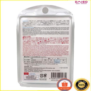 ( DAISO JAPAN) Bàn chải kẽ răng SS Kích thước 5 chiếc (0.8mm)