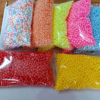 1 gói xốp màu trang trí hộp quà / làm slime (10-15gr)