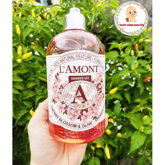 Sữa Tắm LAmont Shower Gel chai 500ml