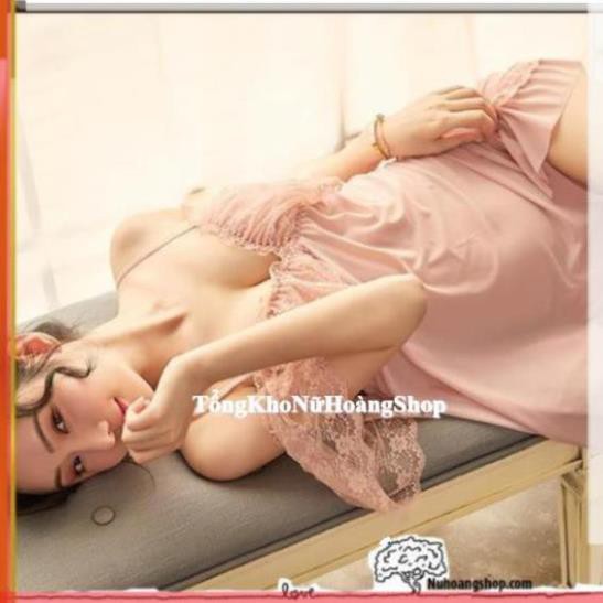 [ Chất Đẹp - Form Chuẩn]❤HOT 2021 ❤ váy ngủ thun lưới ren -đầm ngủ sexy cao cấp B1040 | BigBuy360 - bigbuy360.vn