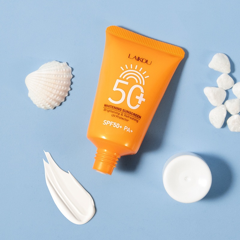 Kem chống nắng LAIKOU bảo vệ khỏi tia UV làm trắng da SPF50+ PA+ 30g