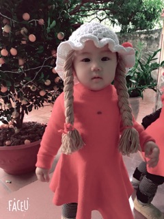 Mũ thắt bím tóc nhiều màu [HÌNH THẬT]