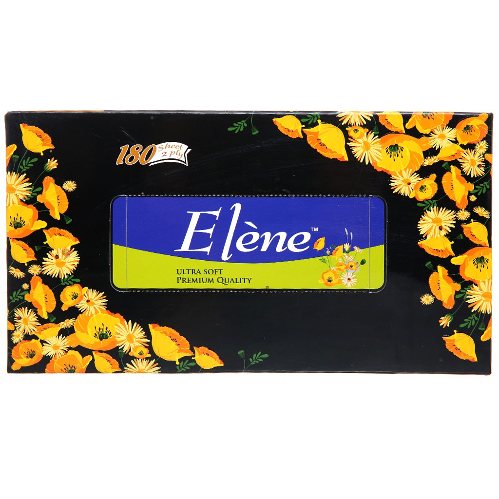 Khăn giấy lụa Elène 2 lớp hộp 180 tờ