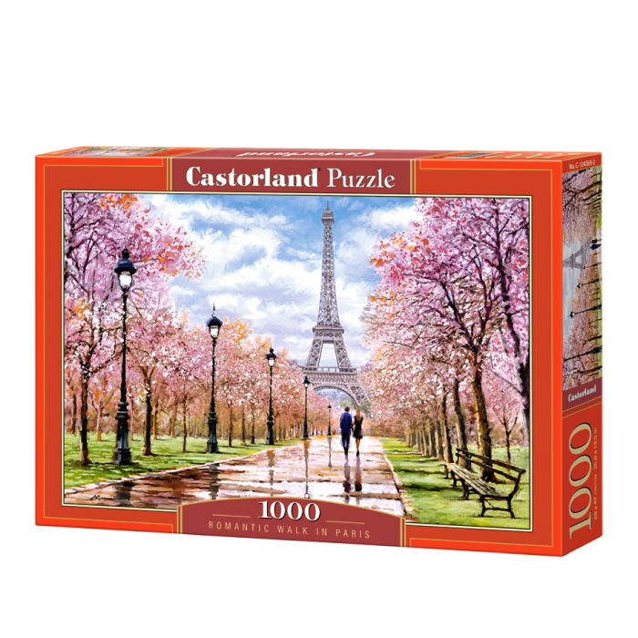 Xếp hình puzzle Romantic Walks in Paris 1000 mảnh CASTORLAND C-104369