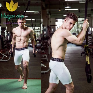 Quần lót đùi nam, midway brief, quần short thể thao bó lưới nhanh khô thoáng khí