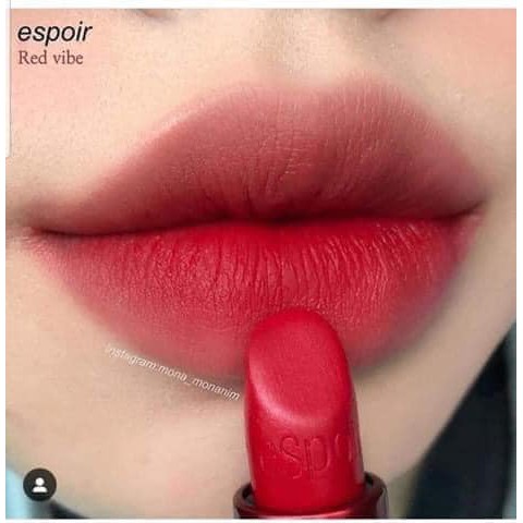 Son ESPOIR LIPSTICK NO WEAR màu RED VIDE