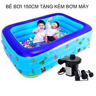 Bể Bơi Phao Cho Bé 3 tầng .1m5