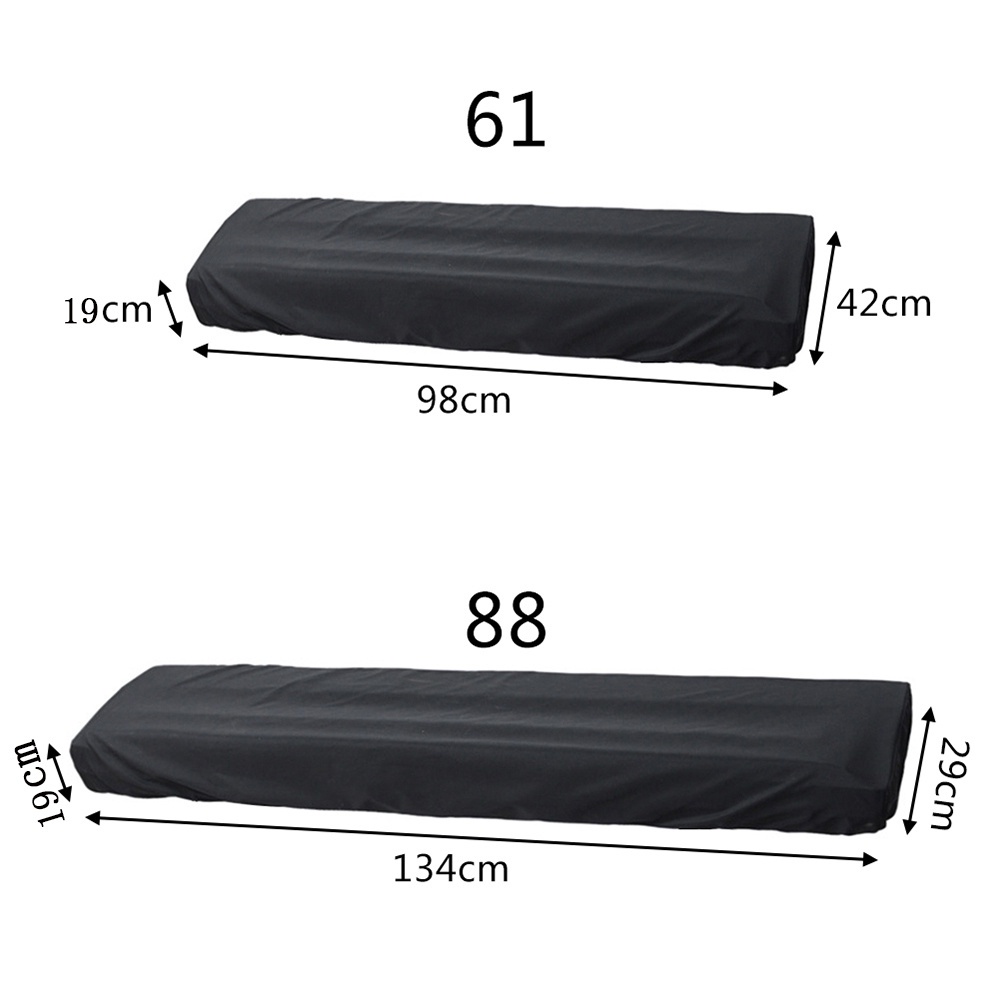 LEOTA Adjustable Dust Covers Dust-proof Electric/Digital Piano Piano Covers Machine Washable Elastic Cord Waterproof Stretchable Super Practical Locking Clasp Keyboard Cover