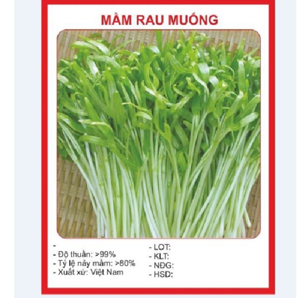 Hạt Mầm rau muống ( 50gr/Gói )