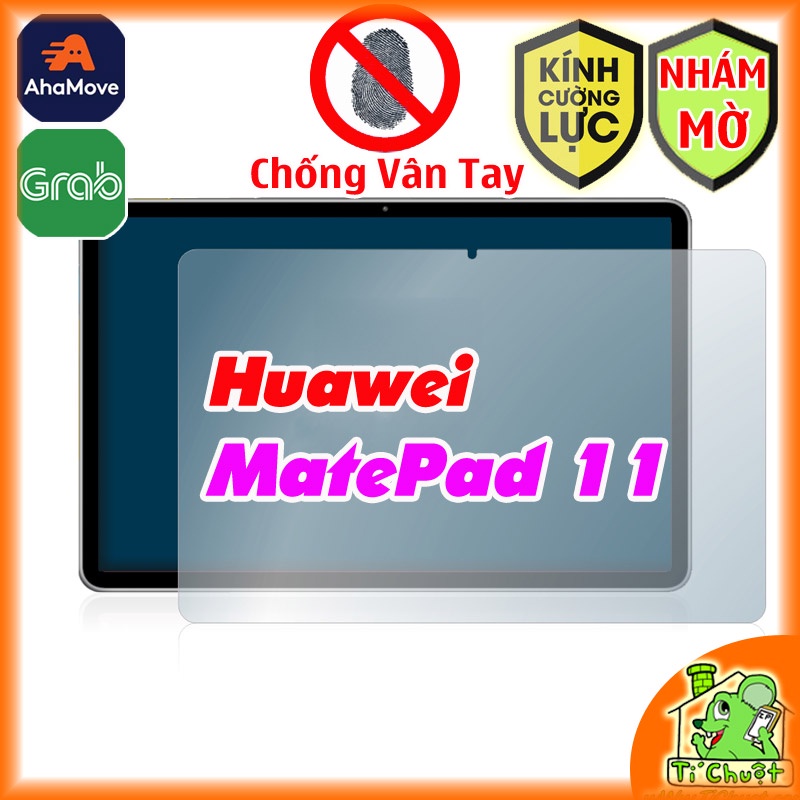 [Ảnh Thật] Kính CL Huawei MatePad 11 2021 Cường Lực Nhám Chống Vân Tay 9H-0.26mm