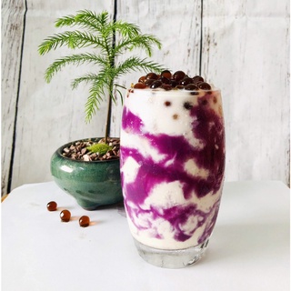 Set 2 hộp Sốt socola phết thành ly (Khoai tím, Matcha, đường đen)