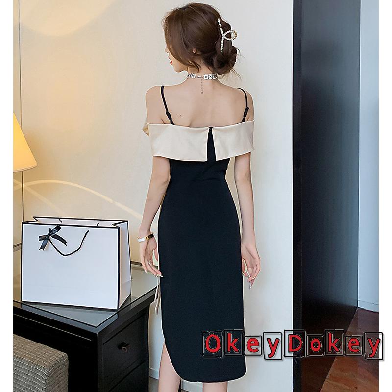 Đầm Hai Dây Dáng Dài Đính Nơ Phong Cách Pháp Thời Trang Mùa Hè Cho Nữ