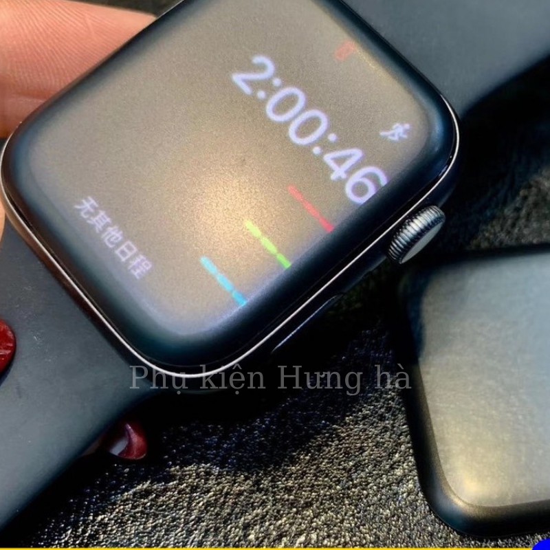 Kính cường lực nhám 3D Full màn dẻo chống vân tay cho Apple watch hiệu Glass