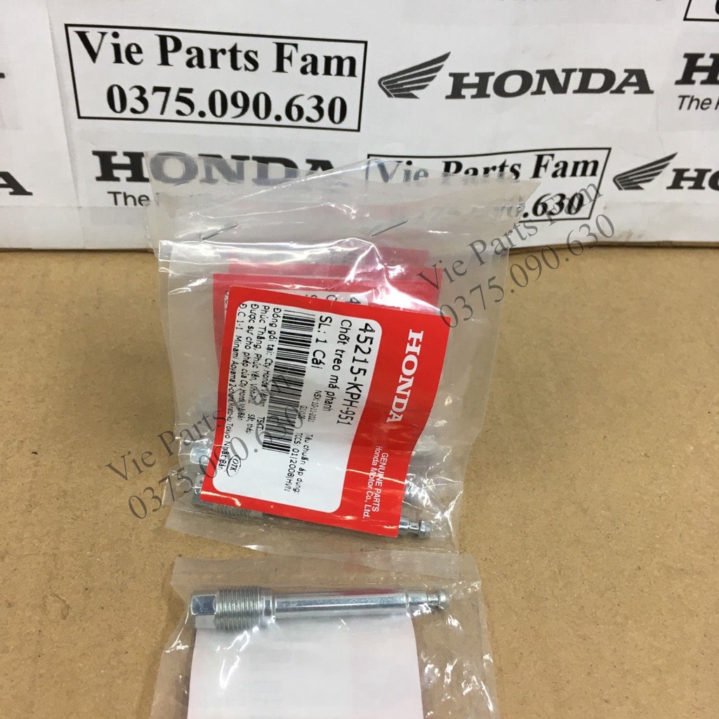 Cốt giữ bố phanh/ bố thắng đĩa trước xe Honda, hàng chính hãng honda mới 100%