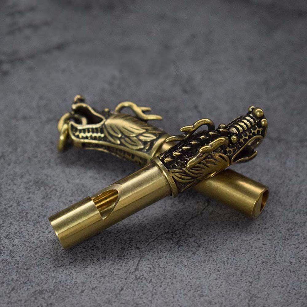 IVORY Còi Thổi Khẩn Cấp Hình Đầu Rồng