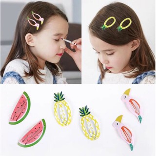 Sét 3 kẹp tách hoa quả cho bé gái