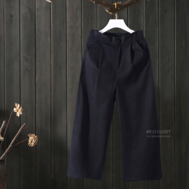 Quần đũi Hàn ống rộng , quần Culottes lửng và dài