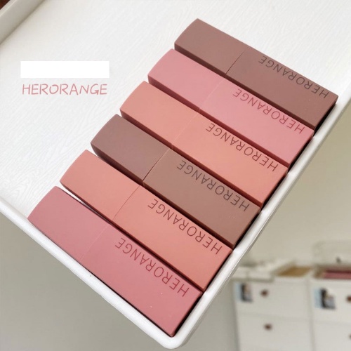 Son Kem Lì Herorange Màu Nhung Sương Mềm Mịn Lâu Trôi Mềm Môi Herorange Matte Lip Color vibesvietnam