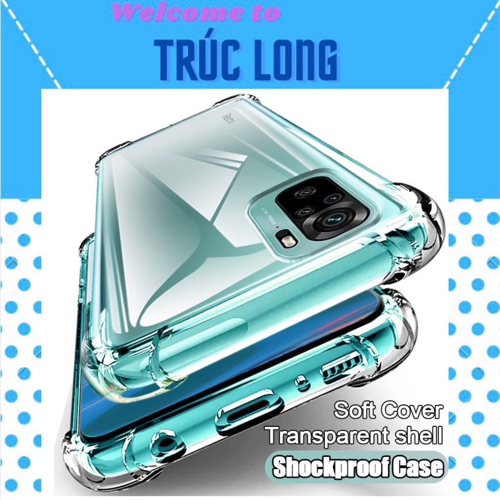 Ốp lưng chống sốc Xiaomi Redmi 10/10C/POCO C40/MI 11 LITE 5G/Note 10 S 4G/11 S 4G/Note 10 Pro/MI 11 T Pro/K40 Redmi A1