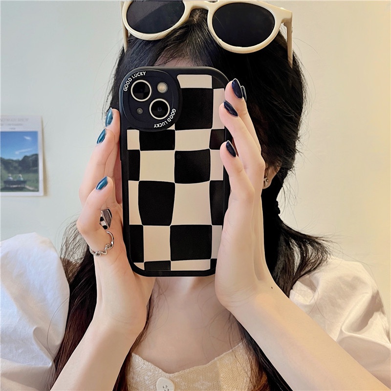 Ốp Điện Thoại Silicon Dẻo In Hình May Mắn Chống Sốc Cho Iphone 11 12 13 Promax X XS XR XSMAX 7 / 8 Plus