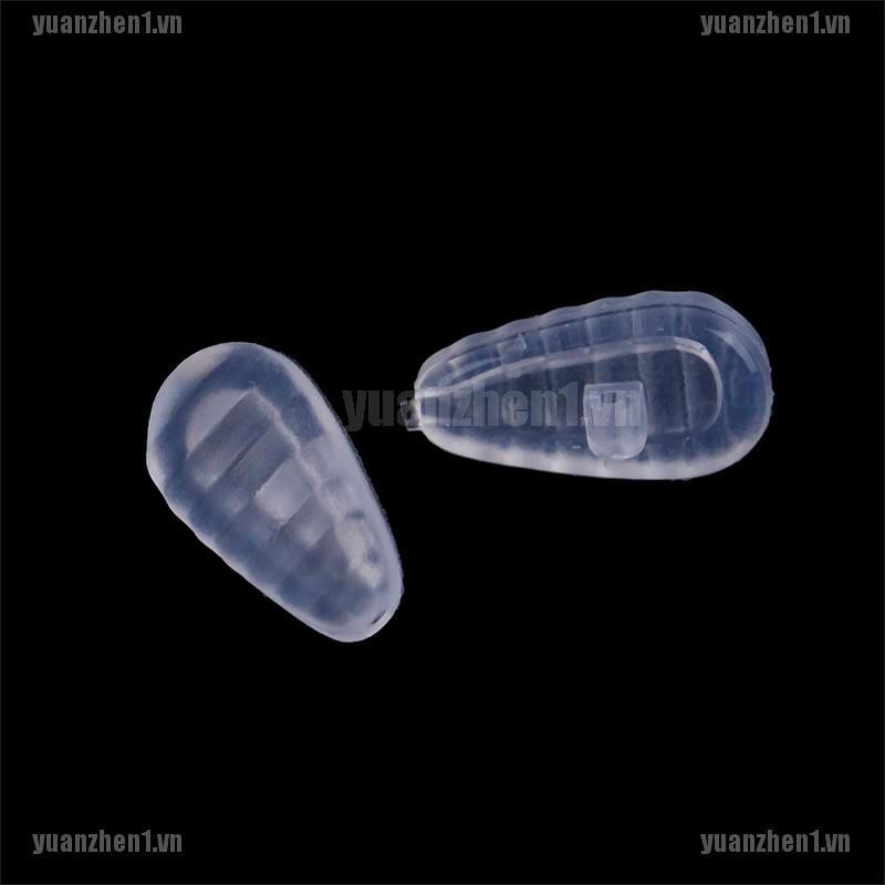 10 Miếng Đệm Mũi Silicone Cho Mắt Kính YUANZHEN1