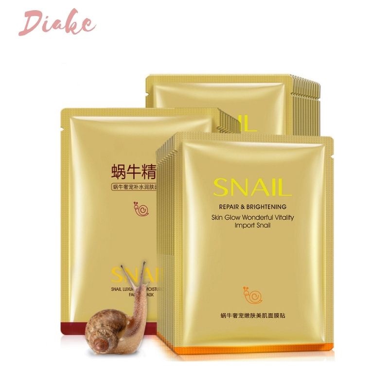 Mặt nạ DIAKE chiết xuất ốc sên dưỡng ẩm thu nhỏ lỗ chân lông