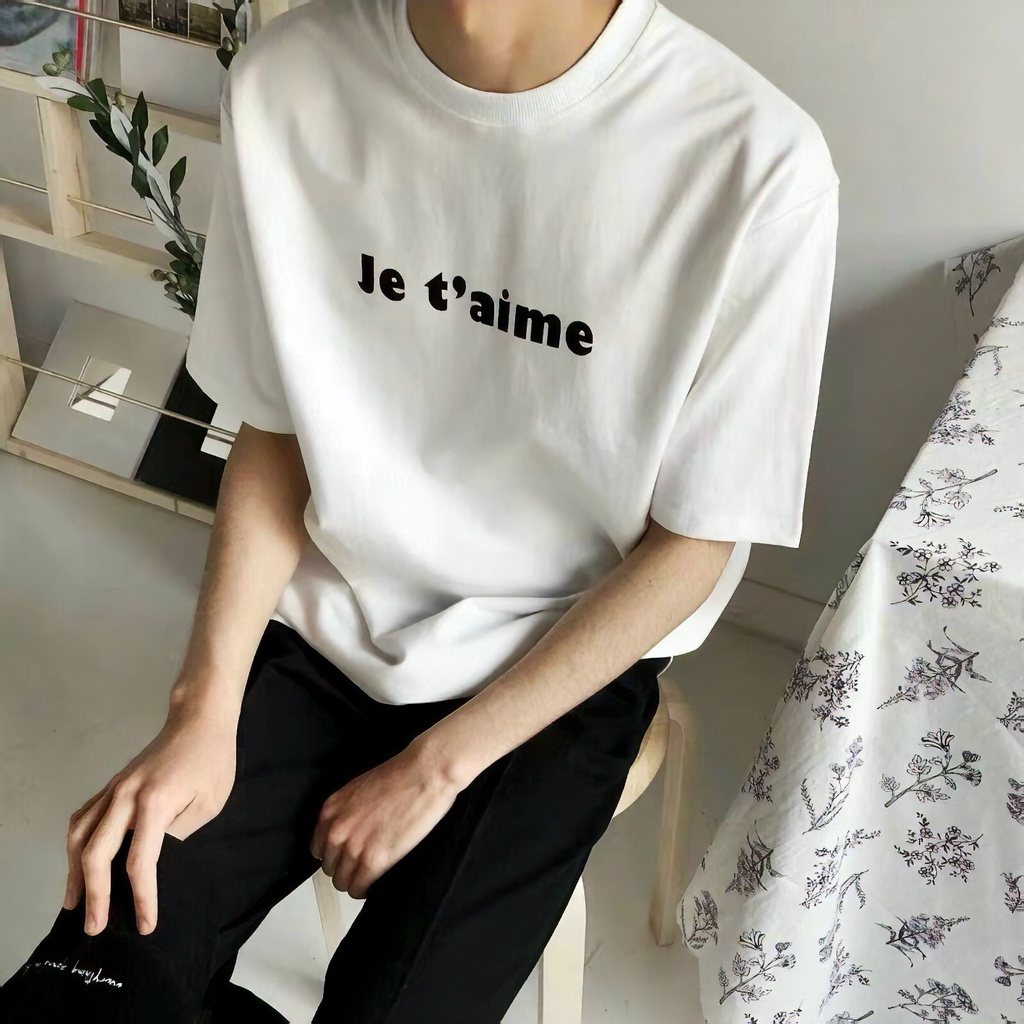 ÁO THUN BASIC TEE FROM RỘNG TAY LỠ JE T'AIME