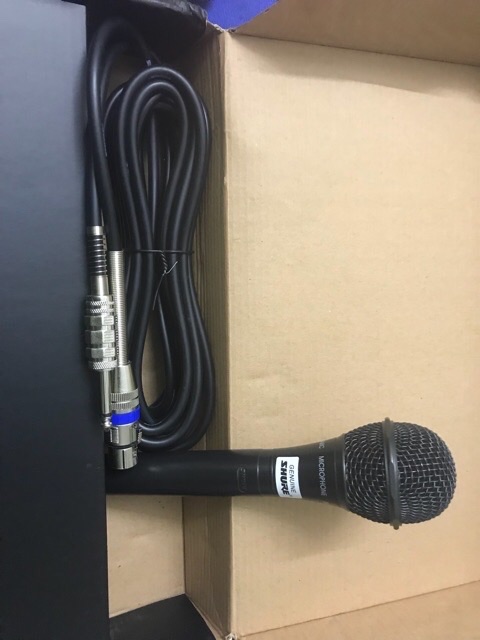 Micro Karaoke Có Dây Shure SM-959 Dây Xịn 5M Full Box