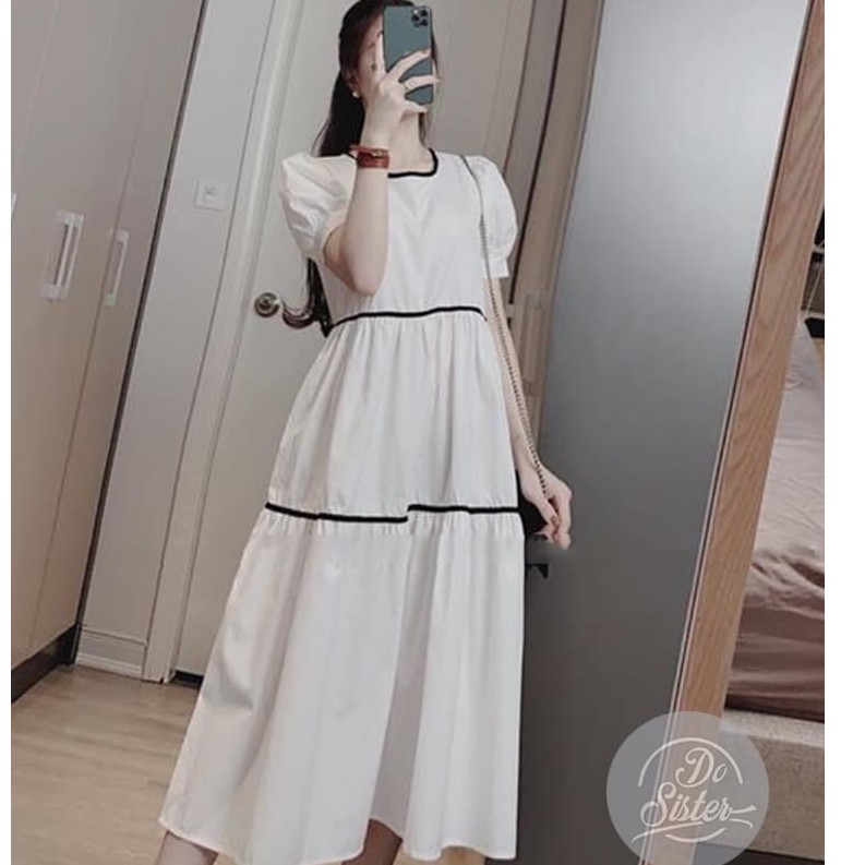 Váy bầu thiết kế dáng babydoll siêu xinh